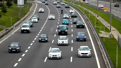 Bayramda 16,3 Milyon Araç Otoyollarda!