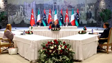 İstanbul'da Türkiye, İtalya, Libya Zirvesi