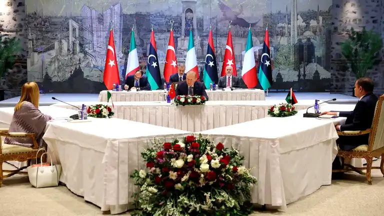 İstanbul'da Türkiye, İtalya, Libya Zirvesi