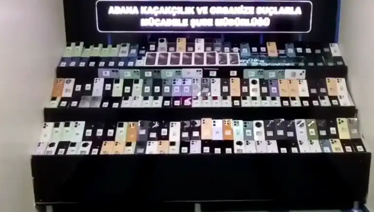 Adana'da 4 Milyon TL Değerinde Kaçak Telefon Ele Geçirildi